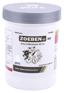 A-1 ZOEBEN G 300 BOLUS JAR- FRE-FRONT